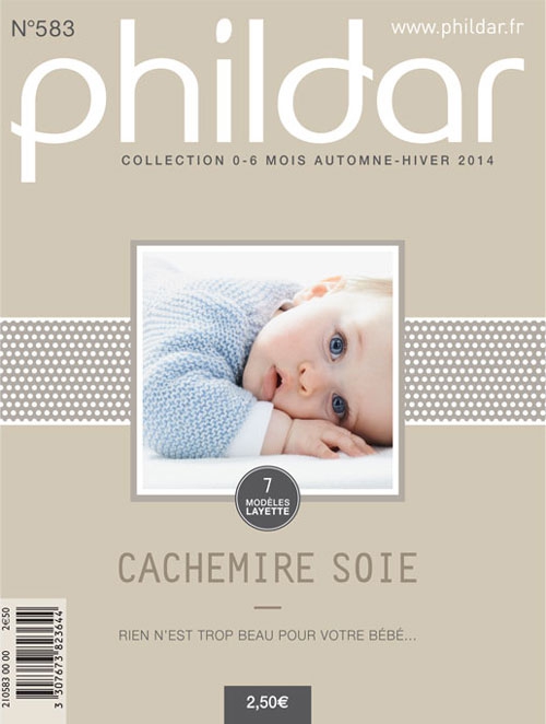 phildar, catalogues, mini-catalogue layette n°583